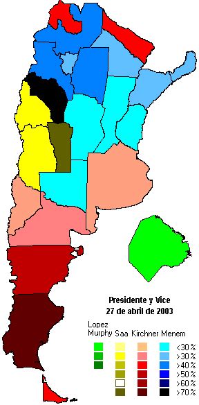 argentina presidential election 2003